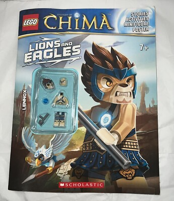 LEGO Scholastic Chima: Lions And Eagles Activity Book Mini Figure Poster Lennox