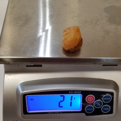 Nigerian Golden Phenakite Specimen 21g - Picture 3 of 3