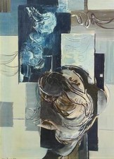 BIONDA MARIO tecnica mista su cartone telato 70x50 cm