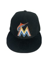 Miami Marlins New Era Black Home Authentic Collection On-Field 59FIFTY Fitted 7