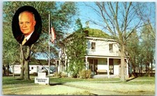Postcard - Boyhood Home Of President Dwight D. Eisenhower - Abilene, Kansas