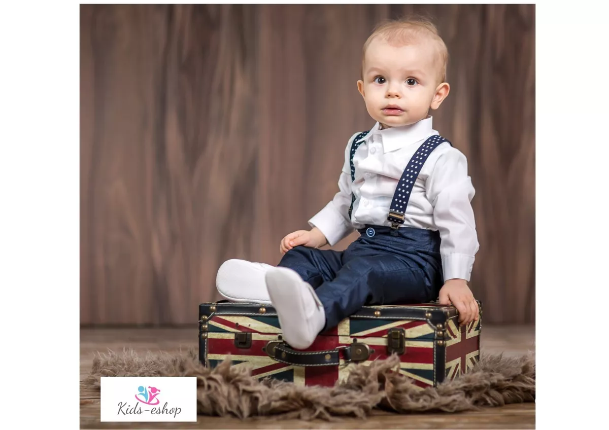 Trousers with best sale braces baby boy