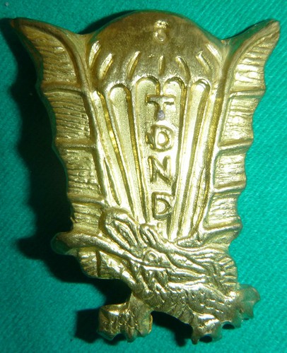 Brass Airborne Badge - 3rd PARATROOPER BN - ARVN - TD 3 ND - Vietnam War - Z.312 - Bild 1 von 3