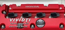 VividTi - Fits Honda Acura K SERIES TITANIUM HARDWARE VALVE COVER + COIL PACKS!