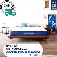 Aurora Hybrid Mattress Single 3FT & Double 4FT6 | Orthopaedic Memory Foam 9/12in