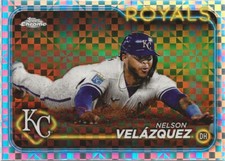 2024 Topps Chrome Update Nelson Velazquez Xfractor SP #USC49 Kansas City Royals