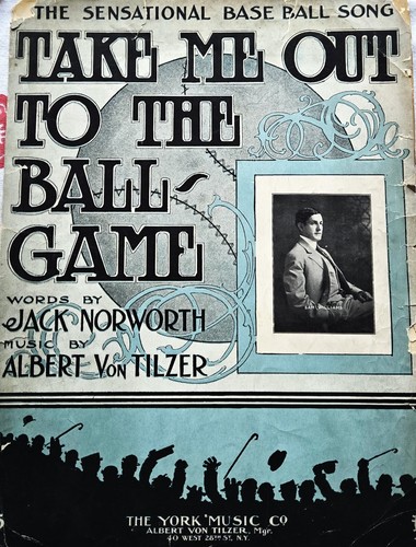 Take Me Out to the Ballgame 1908 Original Baseball SHEET MUSIC Sam Williams! - Picture 2 of 3