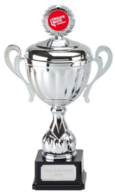 Personalisierter gravierter Link Orion Silber Pokal Great Player Team Award