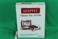 NEW IN BOX ADAPTEC DUO 10/100 TWO PORT NETWORK ADAPTER ANA-6922A/TX PCI ADAPTER