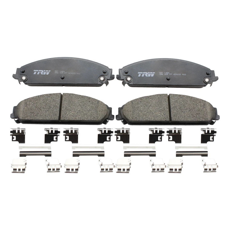 Комплект передних керамических тормозных колодок TRW Pro для Challenger Charger Magnum Chrysler 300 - Изображение 2 из 4