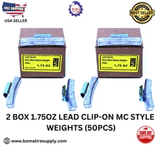 50PCS LEAD CLIP-ON WHEEL BALANCE WEIGHT 1.75OZ MC STYLE (ALUMINUM WHEEL)
