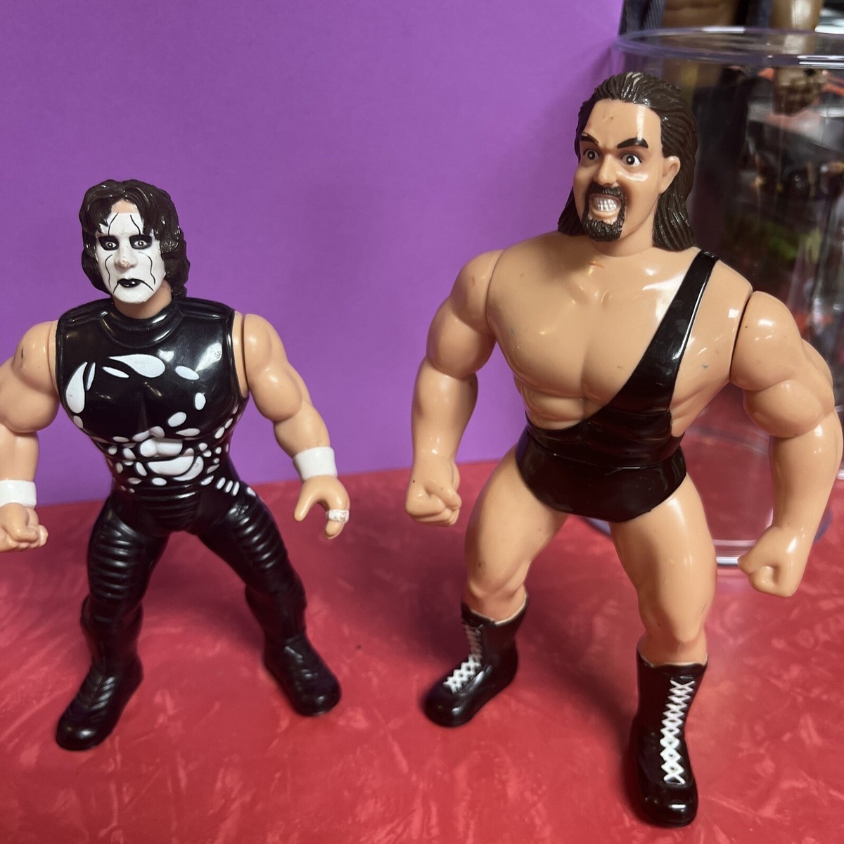 wcw osftm vintage wrestling action figure wwe Big Show And Sting