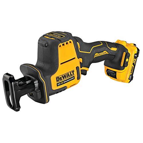 DeWalt DCS312D2-QW-Sega a sciabola senza spazzole XR 12V Li-Ion 2Ah, nero