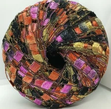 Berlini East Track II #75 Vegas - Copper Black Gold Metallic Ladder Ribbon Yarn 