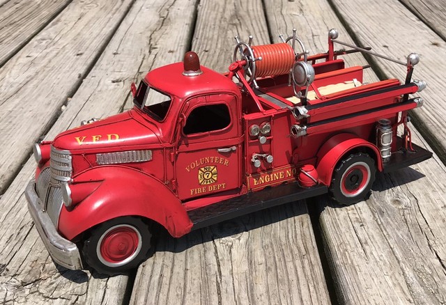 vintage toy fire trucks for sale
