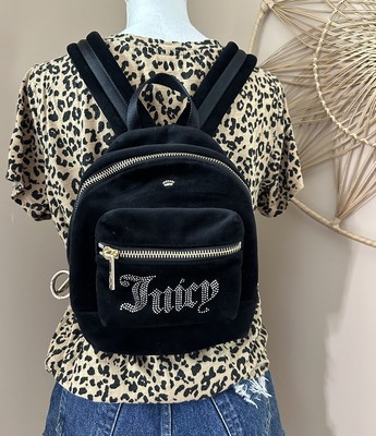 Juicy Couture Black Label Velour Bling Mini Backpack Y2K Juicy Couture | Bags | Juicy Mini Backpack | Poshmark main image 2
