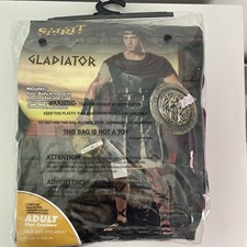 Spirit Halloween Adult Mens Gladiator Costume One Size Fits Up To Size 44