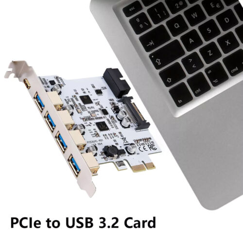 USB PCI-E Type C Expansion Card PCI Express PCI-E to USB 3.2 Gen1 Adapter Card - Picture 2 of 11