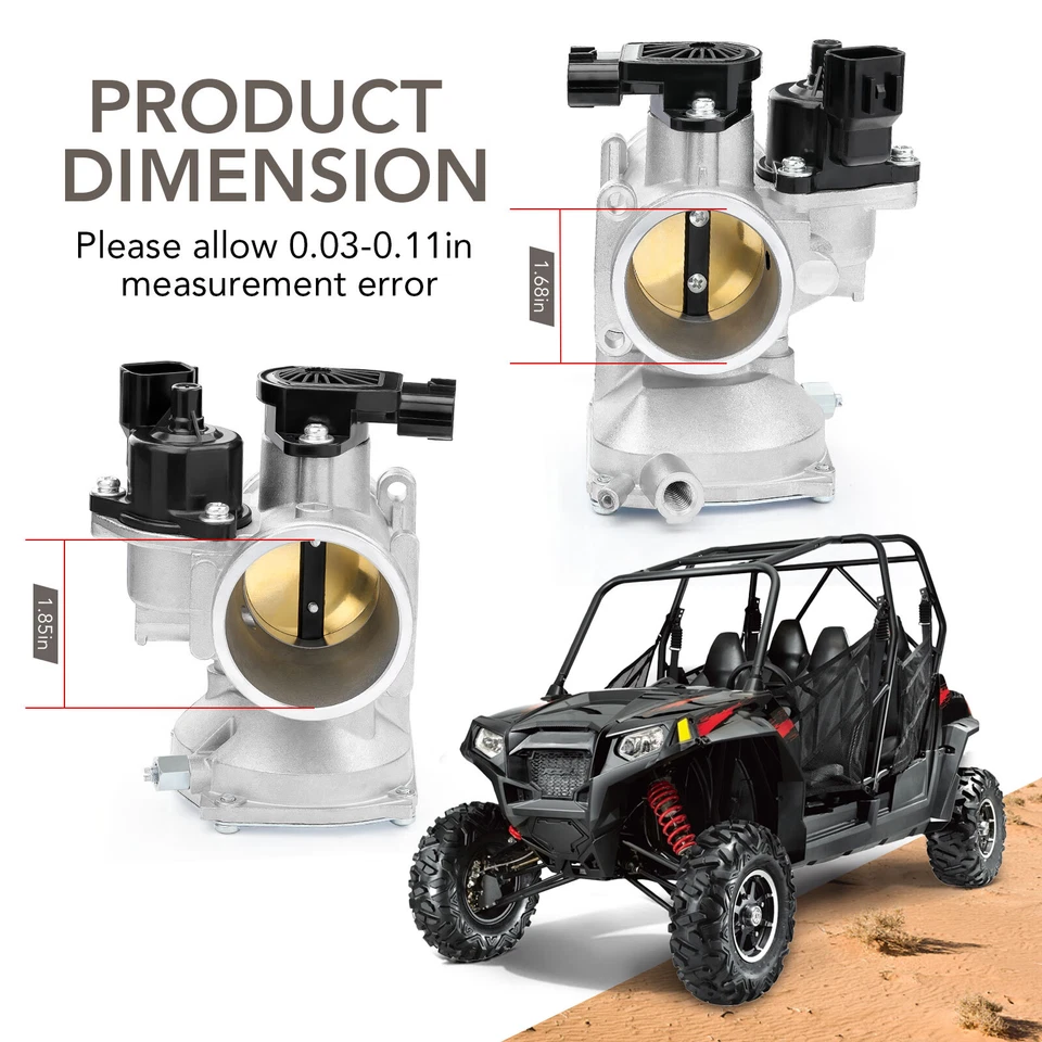 Carrocería del acelerador 1204195 para Polaris Ranger XP 800 2011-2012 / Crew 800 2011-2014 Foto 4 de 4