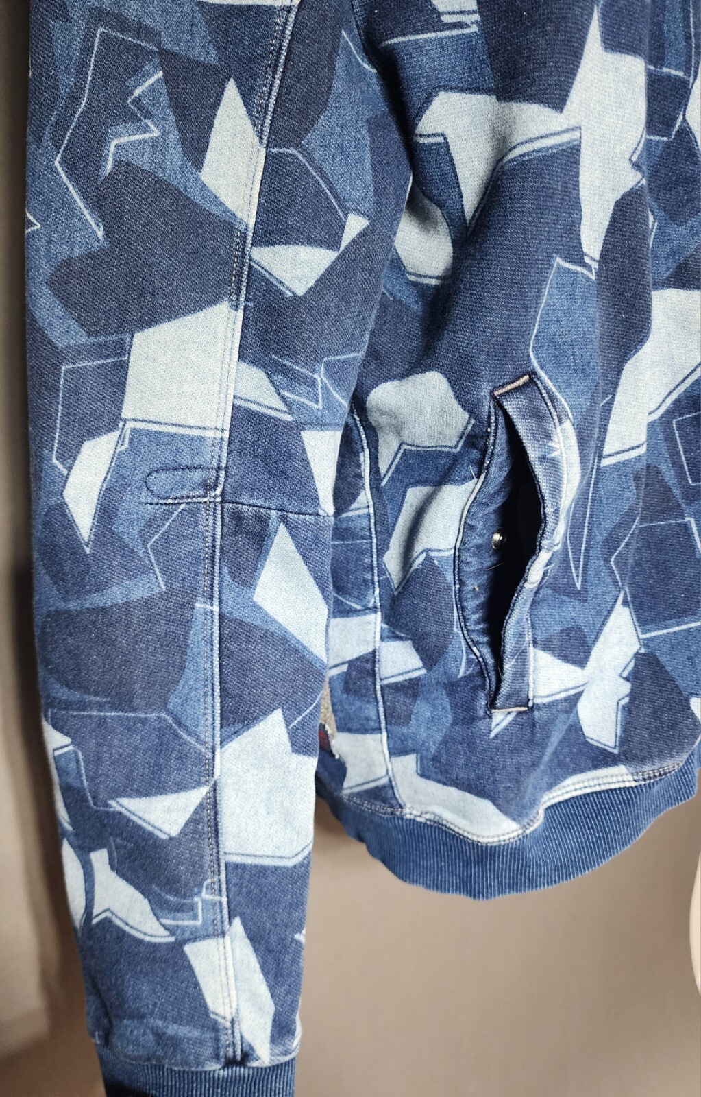 Sharp Looking  Patchwork Style Large Jacket By Al… - image 7