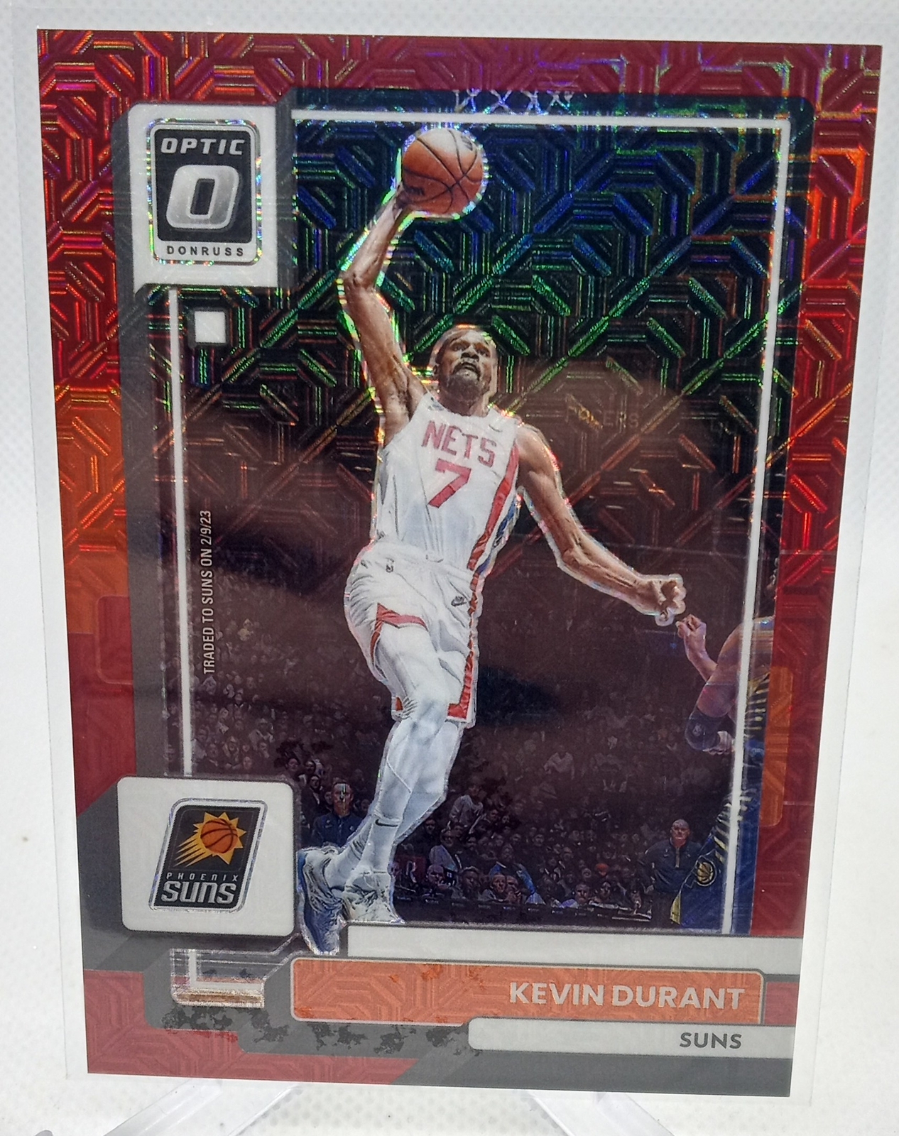2022-23 Donruss Optic #9 Kevin Durant Choice Red #/88
