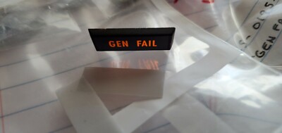 NOS Grimes Honeywell NOM Filter Lens PN# 25-0195-1259 ''GEN FAIL'' Bell 206 