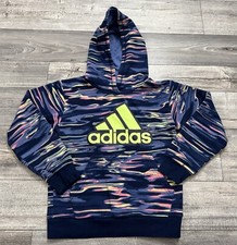 Adidas Camo Hoodie Kids Youth Size Medium 10/12 Regular Fit Pullover