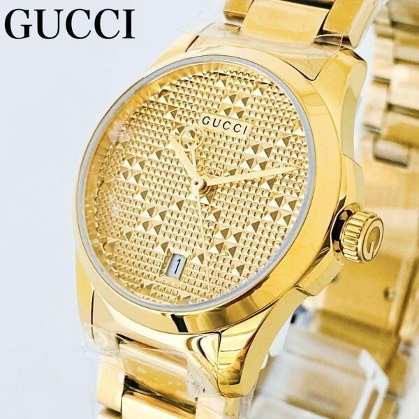 New GUCCI Gucci Wristwatch Ladies G-Timeless / Diamante