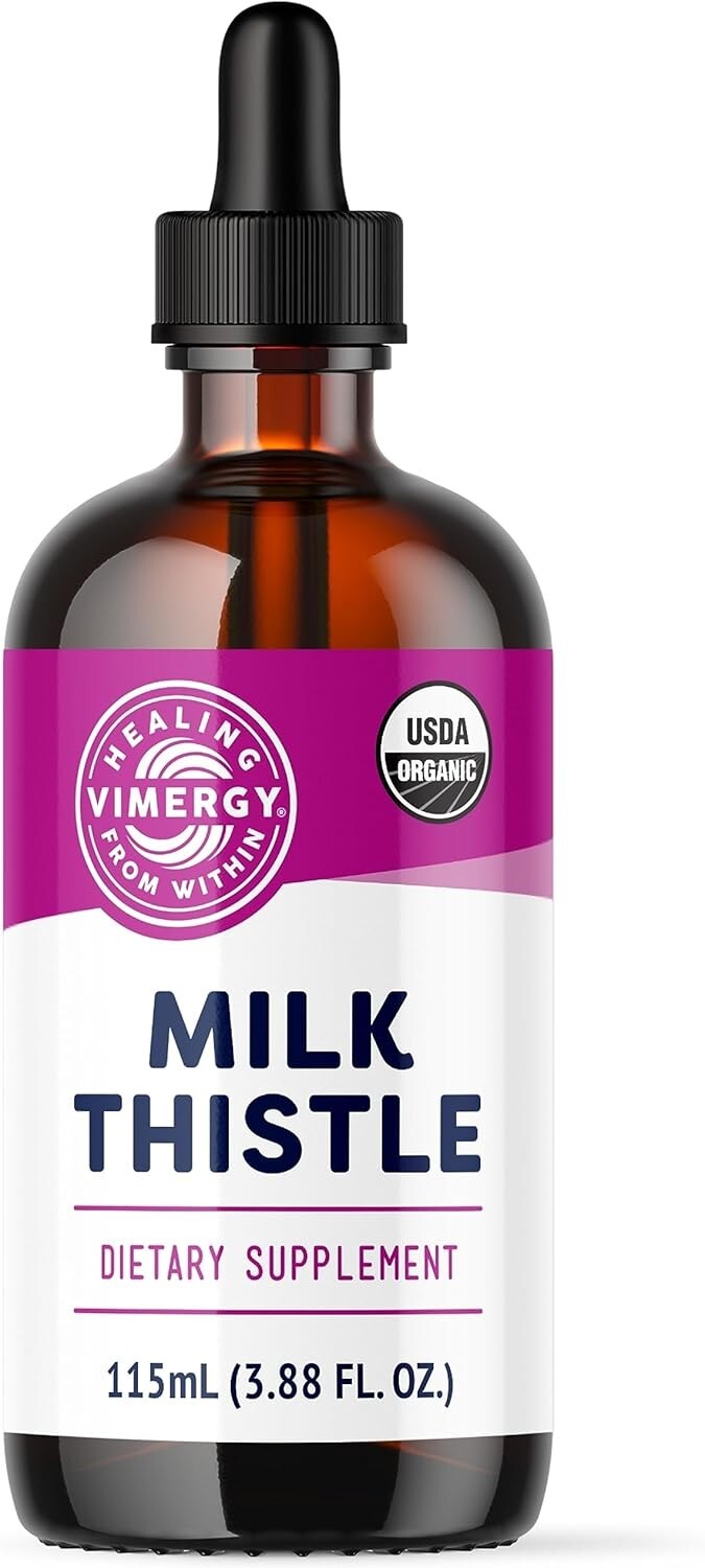Milk Thistle Herbal Supplement - Supports Liver & Digestion in Convenient Drops