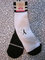 Kohls Performance Crew Socks 2 Pair One Black - One White Size 9 - 11 Kohls Performance Crew Socks 2 Pair One Black - One White Size 9 - 11