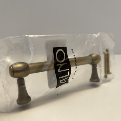 Alno A980-35-AE Royale 3-1/2'' Center to Center Handle Cabinet Pull-Antique Brass