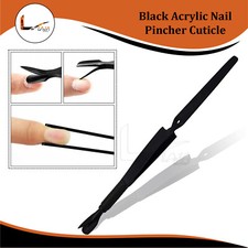 Black Multifunction Acrylic Nail Pincher Forceps Magic Wand Nails Pinching Tools