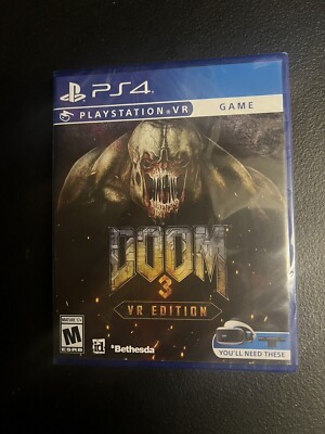 Doom 3 VR Edition for the Playstation 4 (PS4) NEW SEALED