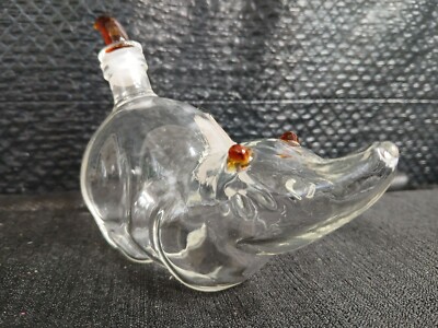 Emperor Napoleon Brandy XO Clear Glass Empty Mouse Shape Bottle | eBay