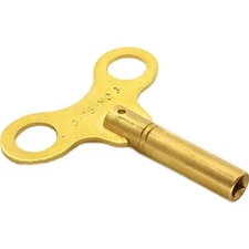 Brass Clock Key Size 6 3.75mm for Mainspring Winding Winder Clockmaker Tool
