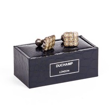Duchamp London Men's Silver Cufflinks Wristbands