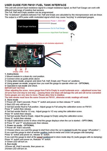 Fuel Sender To Gauge Linking Module (Ohms Converter) Connect Any Sender To Gauge - Picture 6 of 6