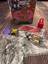 Lot Of 6 Vintage McDonald s Happy Meal Toys And Box