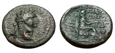 Roman Provincial Domitian Cilicia Anazarbus 81-96 AD AE 94 AD Boule seated