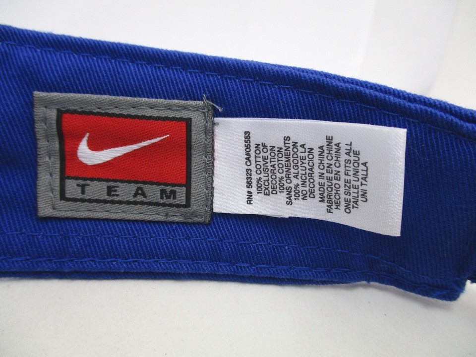 NIKE University of Kentucky Blue Sun Visor UK Adjustable Nike TEAM