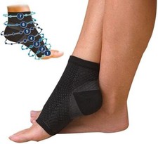 2 x Plantar Fasciitis Compression Socks Heel Foot Arch Pain Relief Support Pair