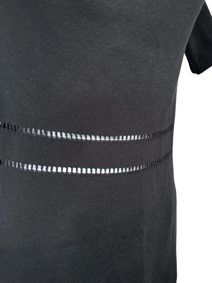 NEW Love Tree Mini Black Off The Shoulder Scalloped Bodycon M Medium NWT L - Imagem 4 de 4