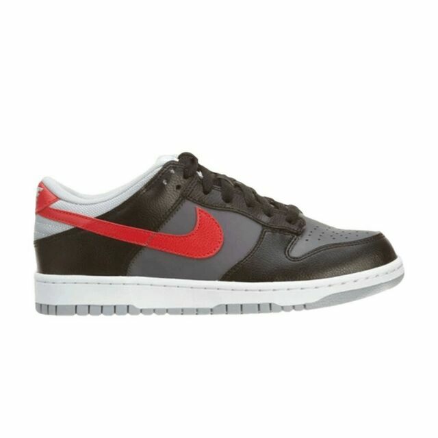 red and gray nike dunks