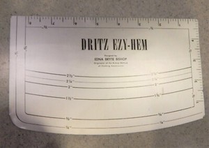 Dritz Ezy - Hem Aluminum Dress Hem Template - Edna Bryte Bishop - New York City