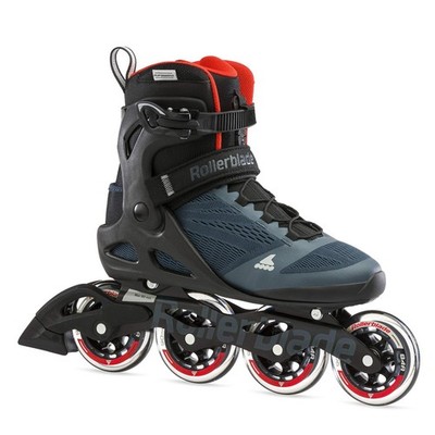 Rollerblade Macroblade 90 Inline Skates Orion Blue Sharp Orange Size 280