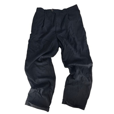 black designer dress pants Men's Black Dress Pants, 35 Long, Slim Fit
