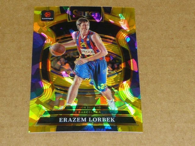 2025/26 Panini Select EUROLEAGUE ERAZEM LORBEK GOLD CRACKED ICE PRIZM 07/10 #15