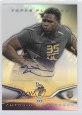 2014 Topps Platinum Auto Rookie Refractor Antonio Richardson #56 Auto 3c9