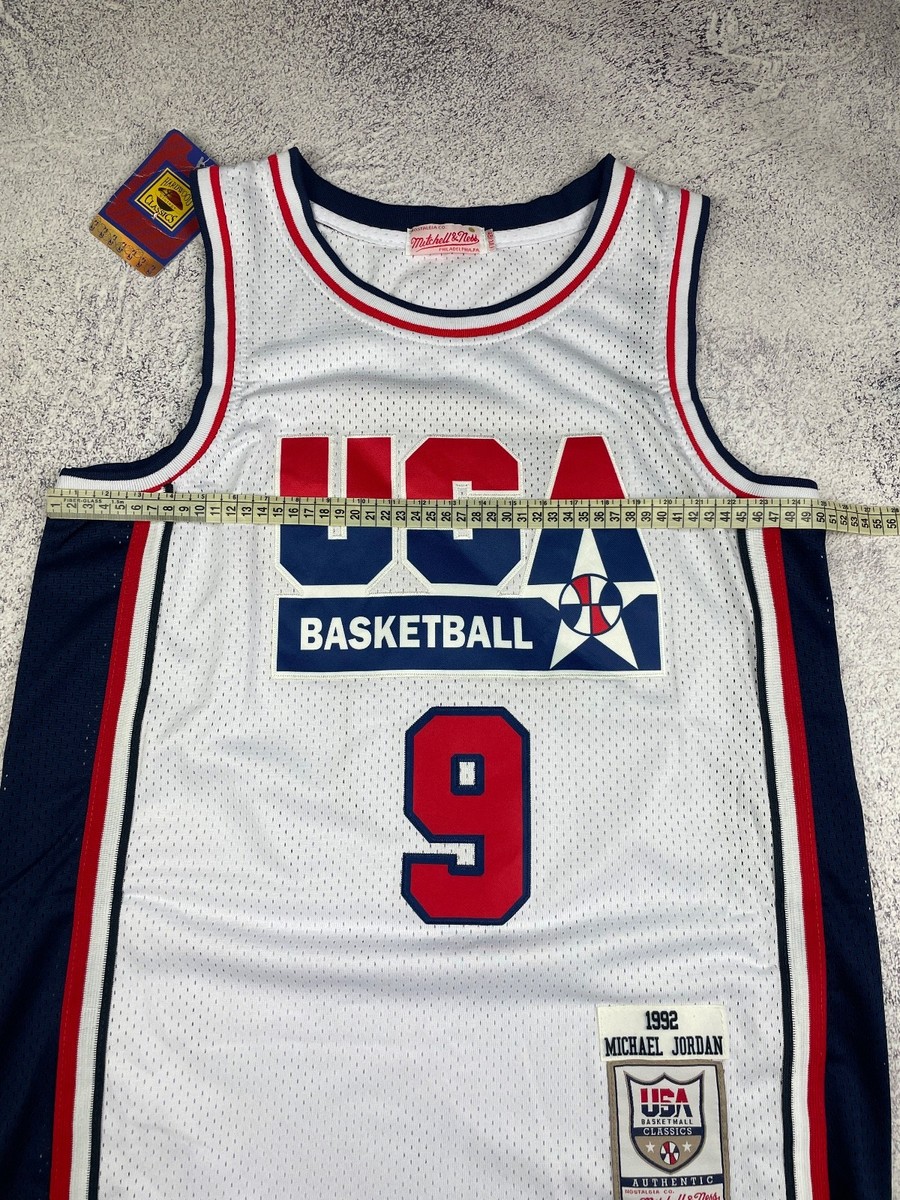 Rare! Michael Jordan Mitchell Ness 1992 Dream Team USA Jersey Sz