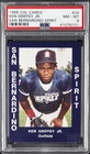 1988 CAL CARDS SAN BERNARDINO SPIRIT #34 KEN GRIFFEY JR. PSA 8